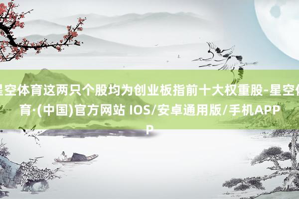 星空体育这两只个股均为创业板指前十大权重股-星空体育·(中国)官方网站 IOS/安卓通用版/手机APP
