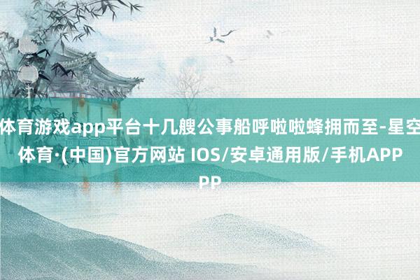 体育游戏app平台十几艘公事船呼啦啦蜂拥而至-星空体育·(中国)官方网站 IOS/安卓通用版/手机APP