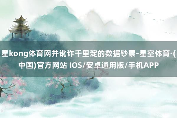 星kong体育网并讹诈千里淀的数据钞票-星空体育·(中国)官方网站 IOS/安卓通用版/手机APP